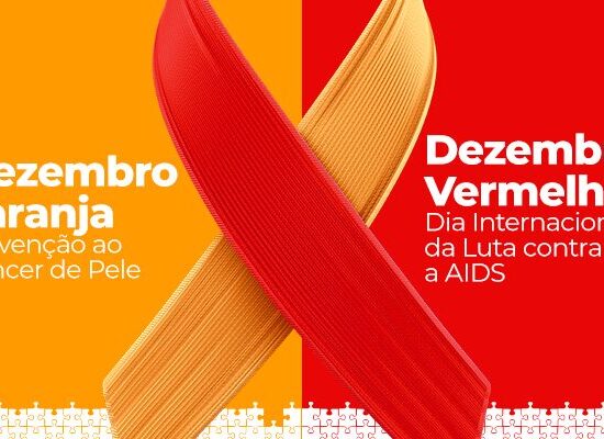 Início do Dezembro Laranja | Câncer de Pele e o Dia Internacional da Luta contra a AIDS